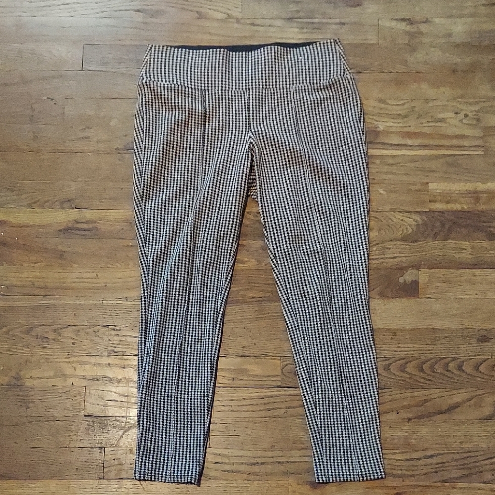 5 For $10 M&M Black and White Checkered Pants